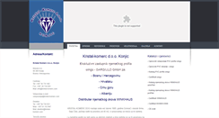 Desktop Screenshot of kristal-komerc.com
